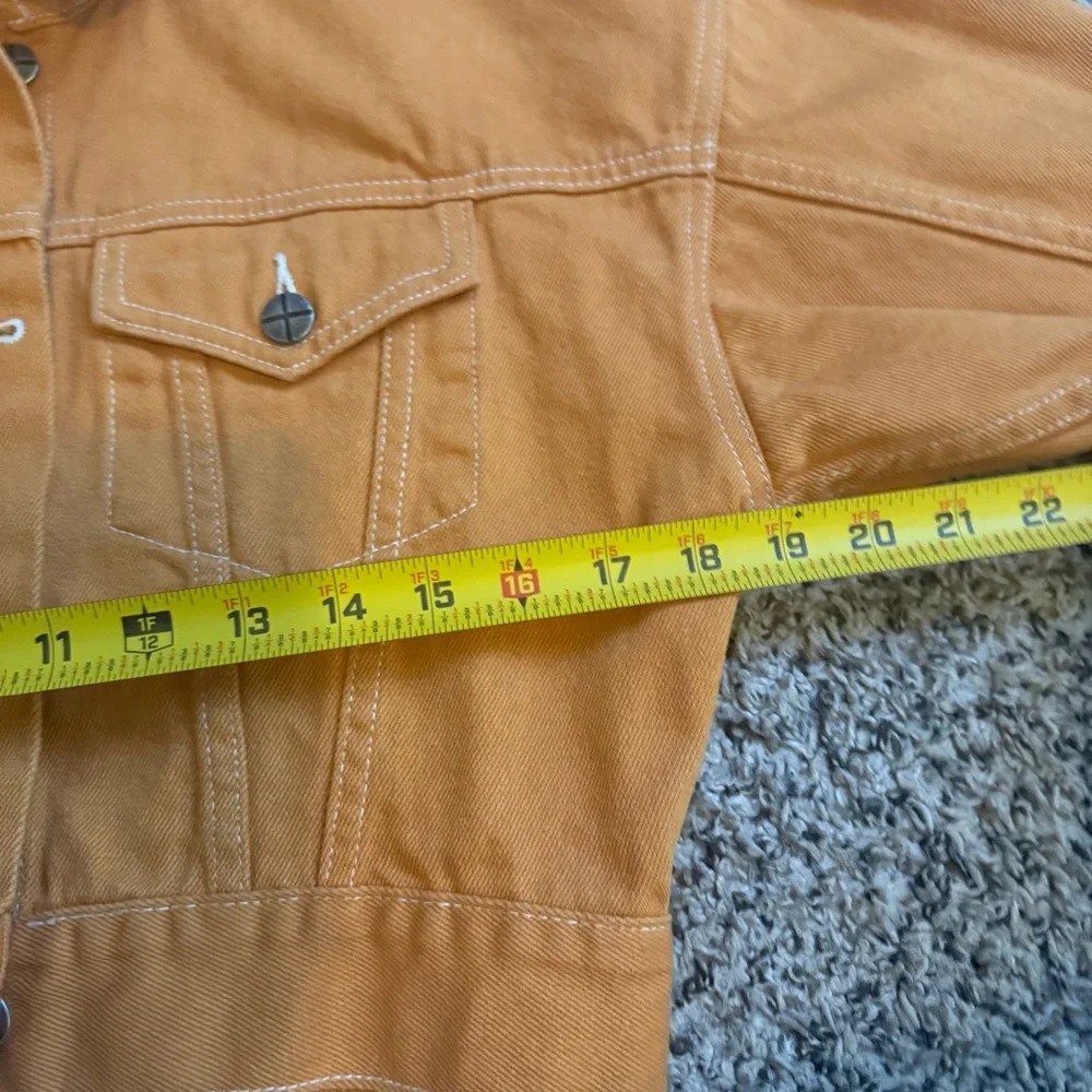 Ksubi World Tour Collection Billie Cropped 80’s Style Denim Jacket Size XS - Picture 7 of 13